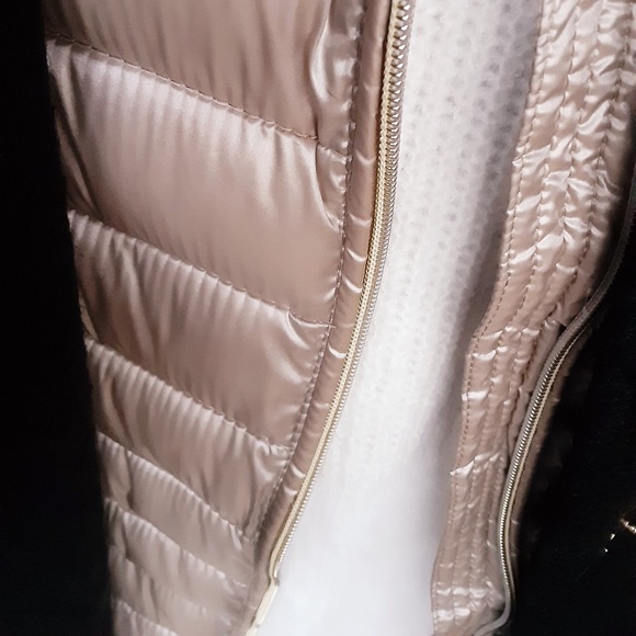 Calvin Klein Black Wool Blend Puffer Coat Medium - Picture 8 of 12